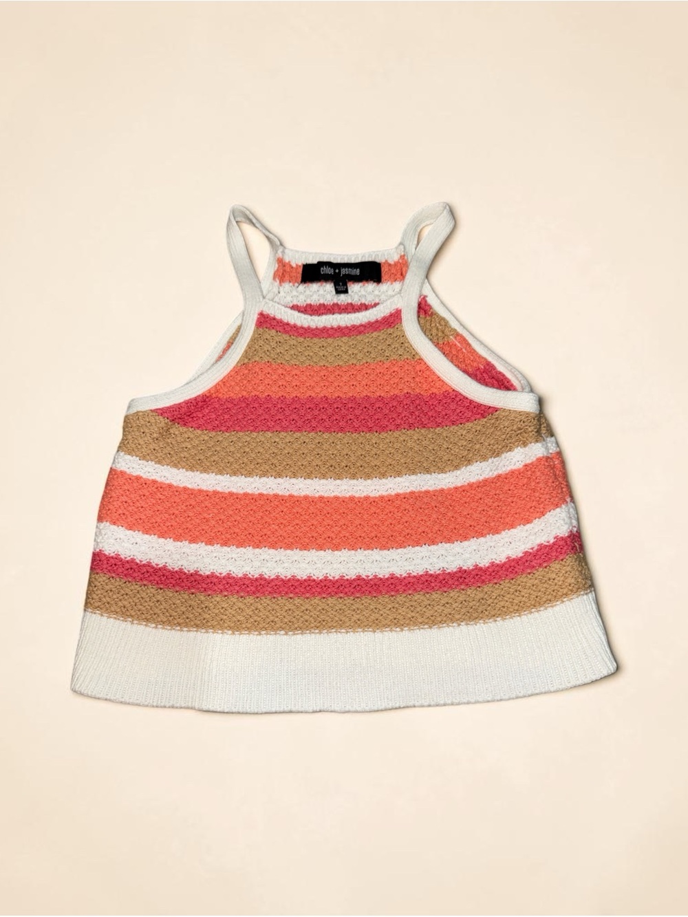 Chloé + Jessica Striped Knit Tank Top Girls (7)